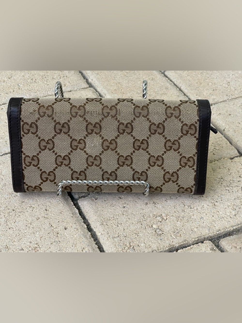 Gucci GG canvas leather long wallet - Picture 2 of 12